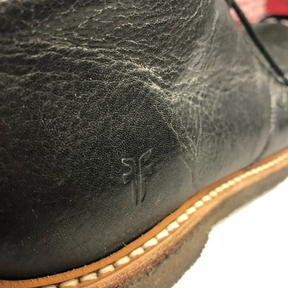 Frye‎ Black Leather Hudson Boots Sz. 11